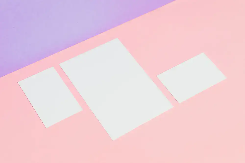 Set aus feinen Grußkarten